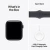 Apple Watch SE 3 GPS 44mm Midnight Aluminium Case with Midnight Sport Band - S/M