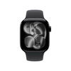 Apple Watch Series 11 GPS 42mm Jet Black Aluminium Case With Black Sport Band MEQU4 M/L