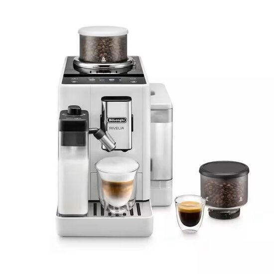 DeLonghi Rivelia Arctic White Coffee Machine EXAM440.55.W 2999.99₾